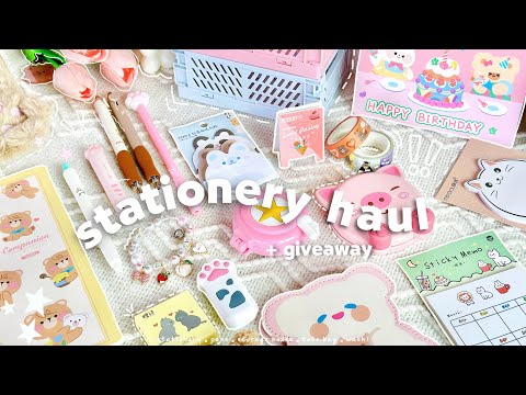 Huge Stationery Unboxing Ft. Stationery Pal Giveaway