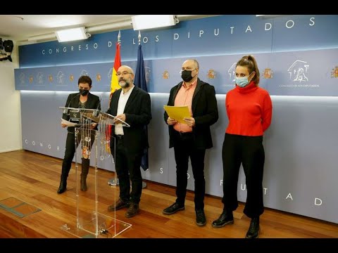 ERC, EH-Bildu, CUP y BNG, presentan un manifiesto contra la reforma laboral y piden cambios