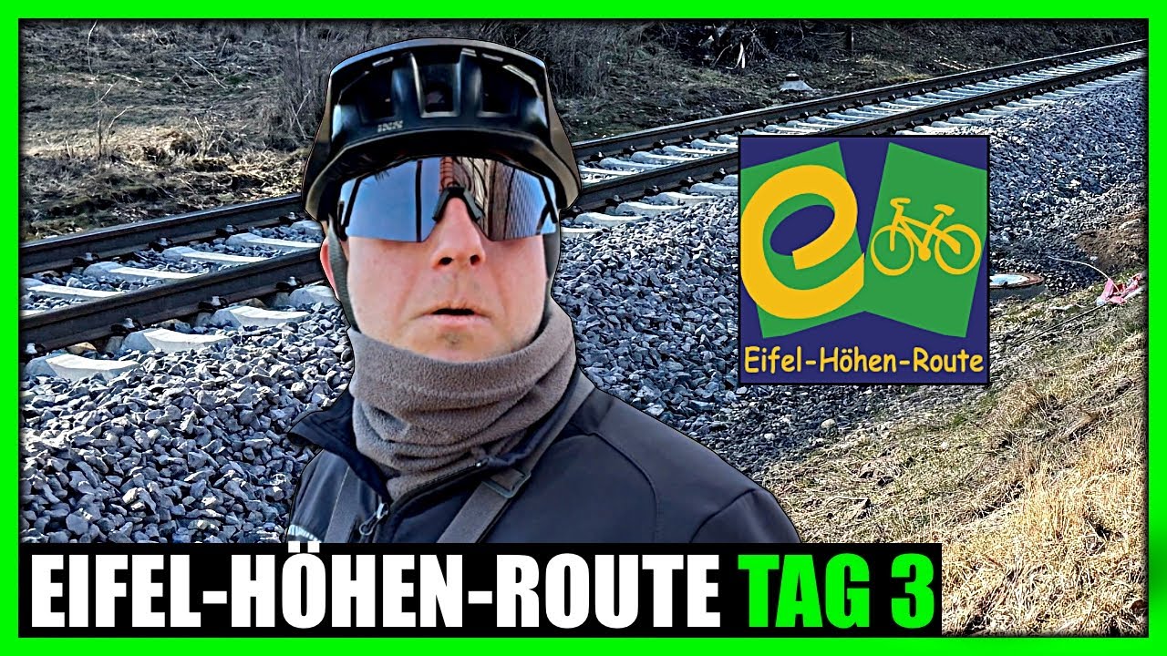 Ende der einsamen Eifel E-Bike Tour mit rätselhafter Römervilla