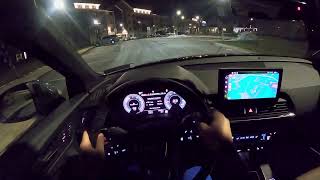 2024 Audi Q5 45 TFSI POV Night Drive // NO TALKING ASMR