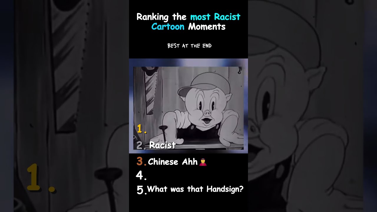Ranking The Most Racist Cartoon Moments Shorts Funny Memes Tiktok