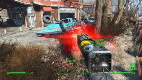 Fallout 4 random deathclaw fight, and macready being stupid
