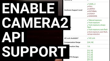 Camera2 API - How to Manually Enable Support with Root Access