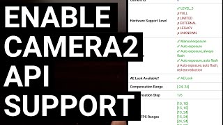 Camera2 API - How to Manually Enable Support with Root Access screenshot 3