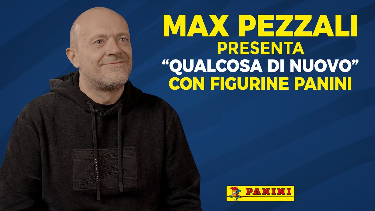 Max Pezzali presenta “Qualcosa di nuovo” con Figurine Panini