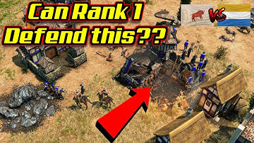 Can Rank 1 stop this insane all in rush??  AOE3