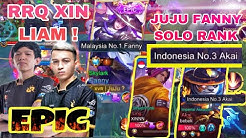 JUMPA RRQ XIN LIAM VS JUJU FANNY SOLO RANK SUPER MODE