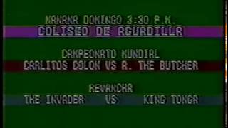 WWC: Cartelera Abdullah vs. Carlos Colón en Aguadilla (1983)