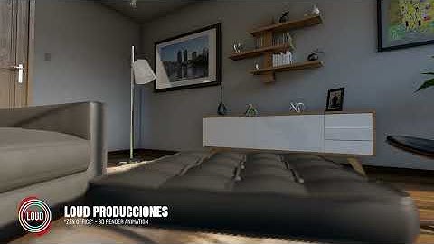 3D RENDER ANIMATION / ZEN OFFICE