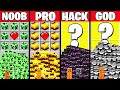 Minecraft Battle: MONSTER HOUSE CRAFTING CHALLENGE - NOOB vs PRO vs HACKER vs GOD ~ Funny Animation