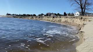 Popham Beach in Maine is eroding. This huge hole wasn’t here yesterday. by Lucas Farrar 3,760 views 2 years ago 7 minutes, 10 seconds