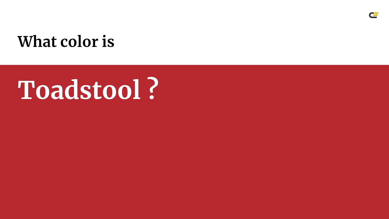 Toadstool color #b8282f hex color - Red color - Cool color b8282f - YouTube