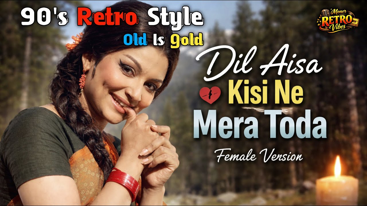 Dil Aisa Kisi Ne Mera Toda (Female Version) | 1975 | Amanush | Moner Retro Vibes