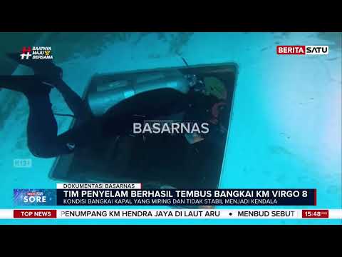 Penyelam Pecahkan Kaca demi Tembus Kamar Penumpang KMP Virgo #Beritasatu