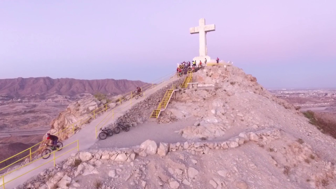 Mountain Biking Drone video Cristo Rey ride in El Paso TX. YouTube