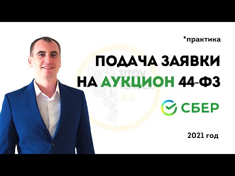 Подача заявки на аукцион 44 ФЗ на площадке СБЕР в 2021 . ГОСЗАКУПКИ . Работы услуги