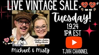 Live Vintage Sale TUESDAY! Thrifter Junker Vintage Hunter & The Cult Of Vintage