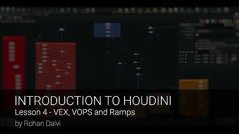 Introduction to Houdini | VOPS, VEX and Ramps