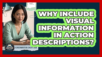 Why Include Visual Information In Action Descriptions?