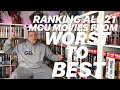 Ranking All 21 MCU Movies from Worst to Best