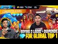 Buying 5,00,000 Diamonds For Global Top 1 India's Richest Player Garena Free Fire #LOKESHGAMER