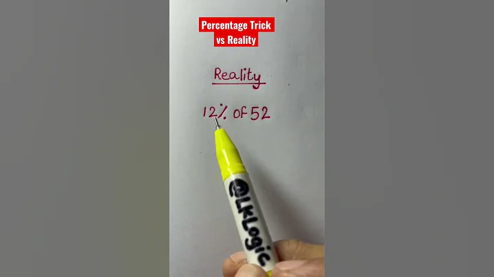 Percentage Trick vs Reality! - DayDayNews
