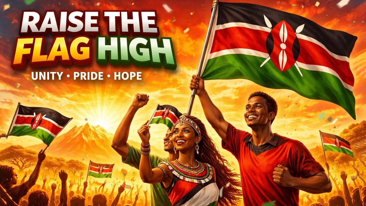 RAISE THE FLAG HIGH || Official Patriotic Anthem || Madaraka Day