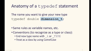 Typedef