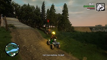 GTA San Andreas The Definitive Edition - Amazing Aim (BUG)