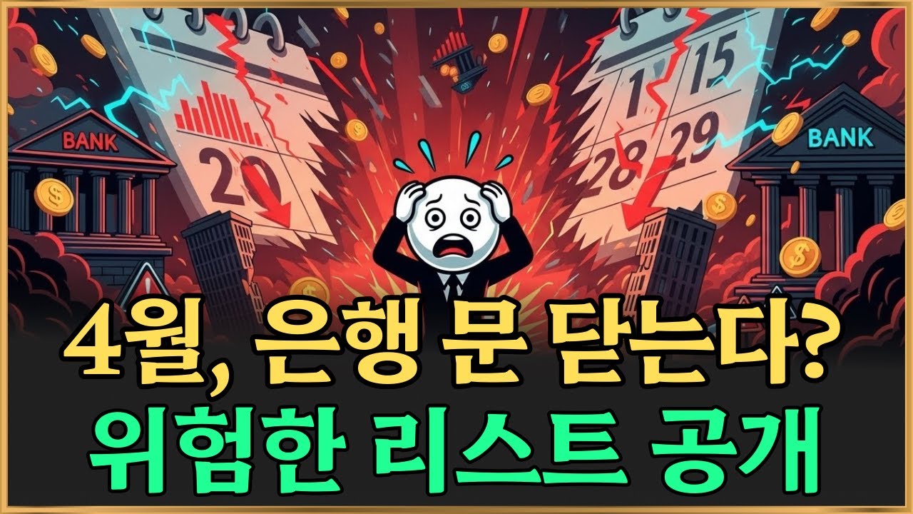 예금, PF, 부실, 명단, 4월 위기설)당장 예금 빼세요! 은행원이 폭로한 PF 부실 명단 (4월 위기설 진실)