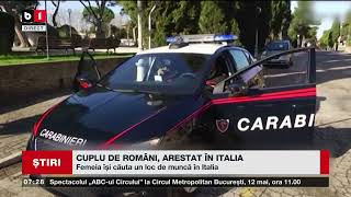 CUPLU DE ROMÂNI, ARESTAT ÎN ITALIA_Știri B1TV_7 mai 2024