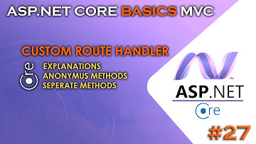 ASP.NET CORE BASICS - MVC | Custom Route Handler #27