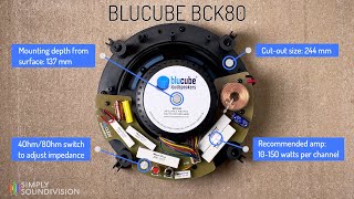 Blucube Bck80 In-Ceiling Speaker Overview