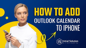 How to add outlook calendar to iphone 2024 | Initial Solution