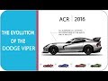 The Evolution Of The Dodge Viper (1992-2017)