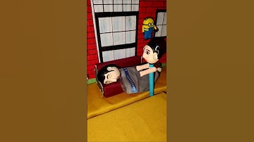 Anaya ne papa ko gira diya 😂 #clayart #funny #emotional #anaya #prank #sleep #shorts #ytshorts
