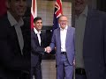 Rishi Sunak meets with Australian Prime Minister Anthony Albanese