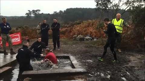Royal Marines Commando Challenge - first through the Sheep Dip