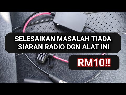 BERMODALKAN RM10 SAHAJA SELESAI MASALAH TIADA SIARAN RADIO/FM BOSSTER #DIY