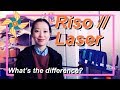 Risograph vs Laser: What's the difference? | tutorial | olivia and pindot