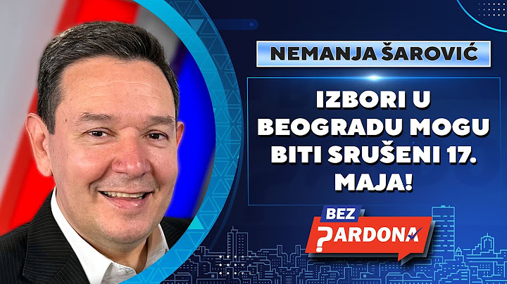 BEZ PARDONA | Nemanja Šarović: Izbori u Beogradu mogu biti srušeni 17. maja!