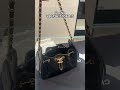 CHANEL Vanity Case Camel Suede & Black Leather with CC Logo High-End
