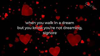 THAT&#39;S AMORE - (DEAN MARTIN / Lyrics)