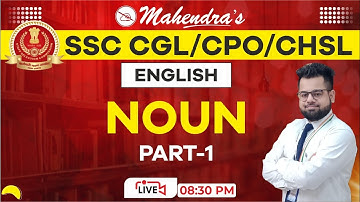 Noun | Part 1 | SSC CGL 2021-22 | SSC 2022 | English | Rules & Exercises