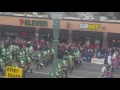 Buhos Marching Band (with surrounding floats) - Tournament of Roses Parade - Jan 2, 2017