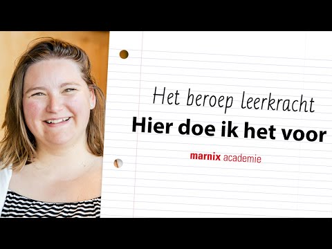 Hier doe ik het voor | Het beroep leerkracht