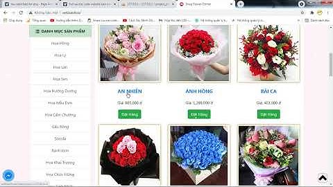 Review 123code - Hướng dẫn cài đặt và demo code website bán hoa php thuần full chức năng