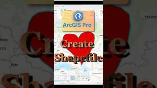How to Create a Shapefile in ArcGIS Pro FAST! #shorts #map #tutorial
