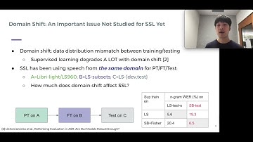 Robust wav2vec 2.0: Analyzing Domain Shift in Self-Supervised Pre-Training - (3 minutes introduc...