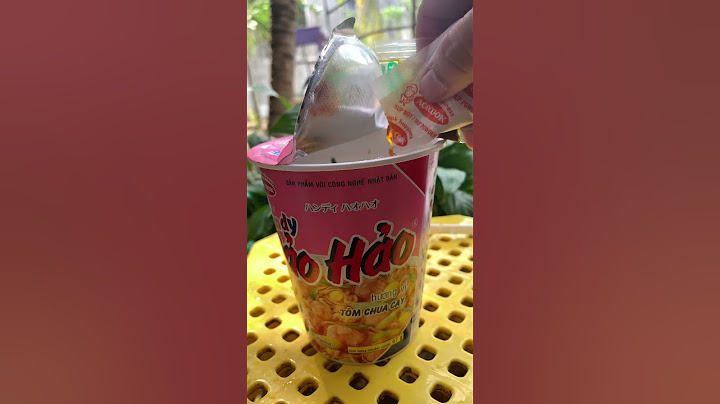Mì Hảo Hảo tôm chua cay ăn với cơm trắng #shorts #anvat